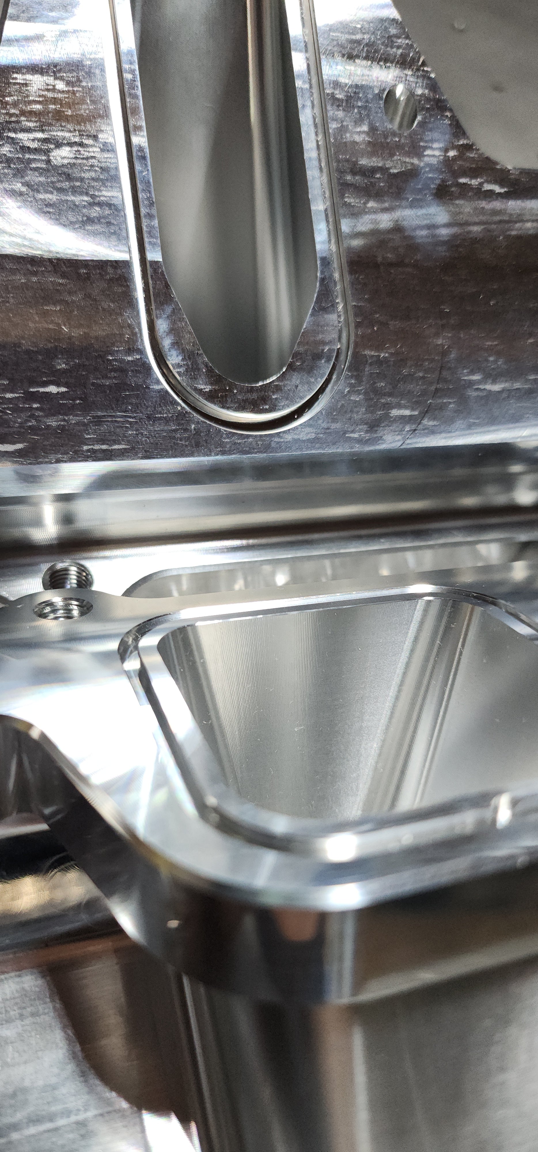 Billet Aluminum Adapters for Hellcat Supercharger to LS Rectangular Port Engines