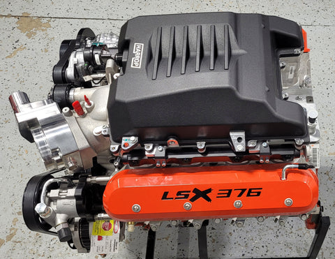 Ported LSA Supercharged LSX 376-B15 Crate Engine w/ Billet Specialties Accessory Drive