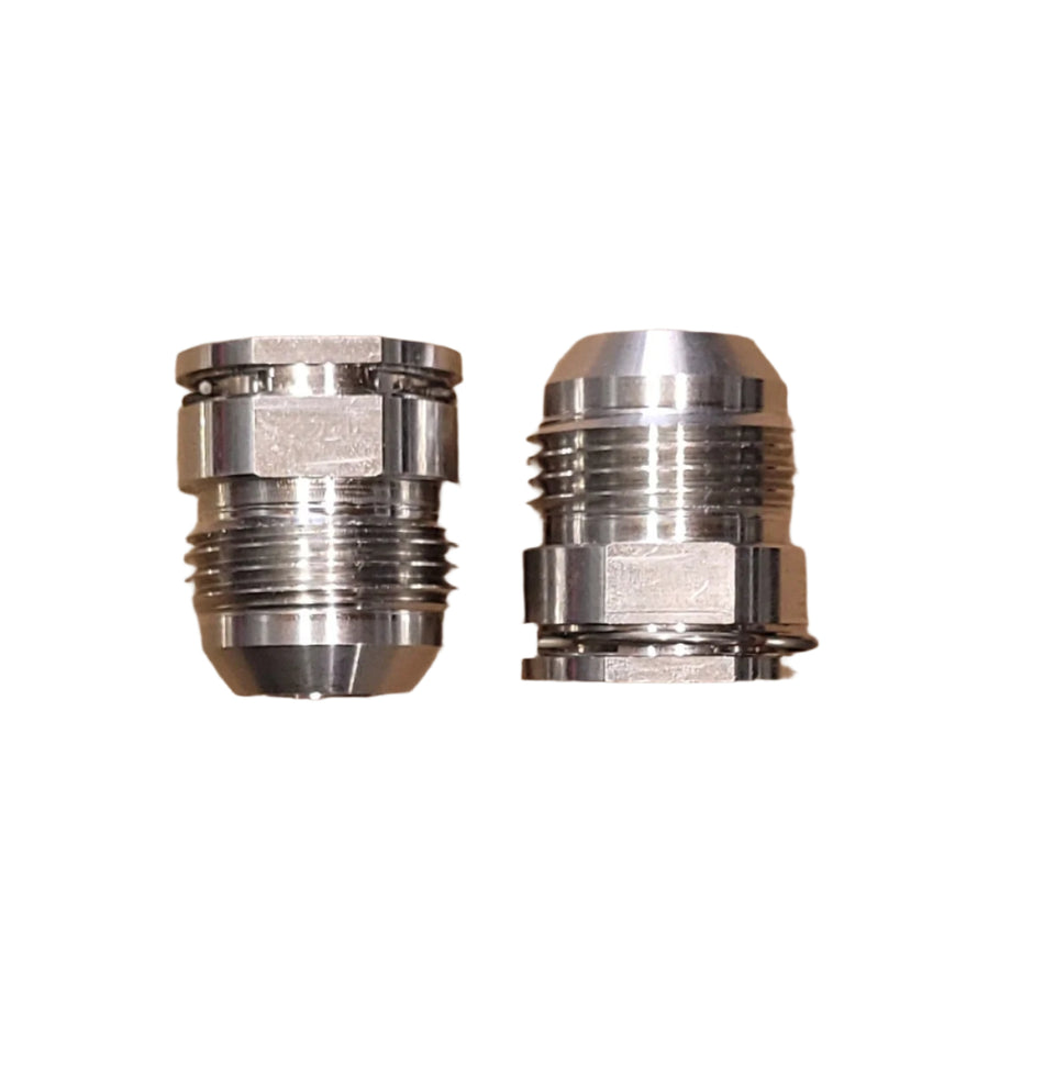 Pair of 12an e clip fittings for ZL1 Supercharger Lid