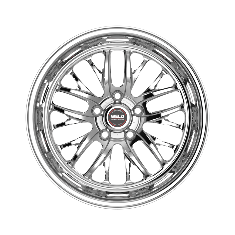Weld S82 18x9 / 5x120.65 / 5.7 BS / 3.18 HB - Black Center - Polished Shell - Non-BL Wheel