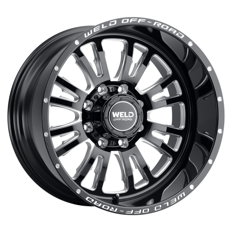 Weld Slingblade 20x9 / 8x165.1 / 5.75 BS / 125.1 HB - Gloss Black Milled - Non-BL Wheel