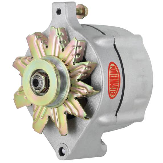 Powermaster Motorcraft 100 Amp Upgrade Alternator, V-Belt Pulley