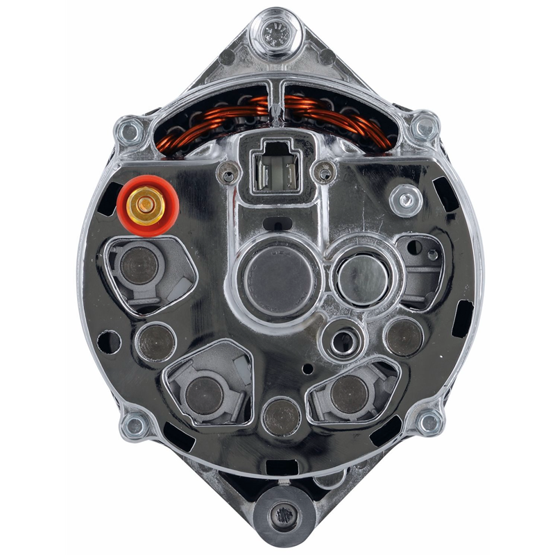 Powermaster 10DN Externally-Regulated 100 Amp Alternator - Chrome Finish