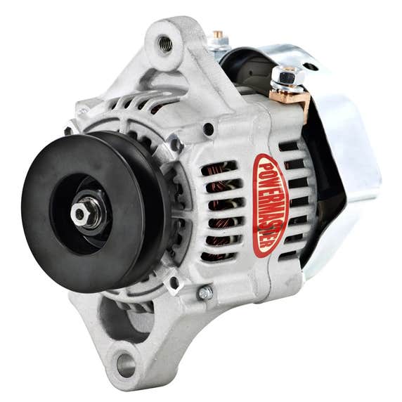 Powermaster Denso-Style 93mm Race Alternator 55 Amp 1-Wire