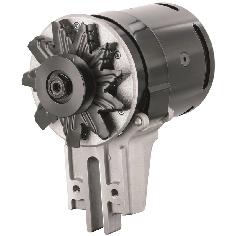 Powermaster PowerGEN Strap Mount Alternator for 1949-1953 Ford Flathead [Black]