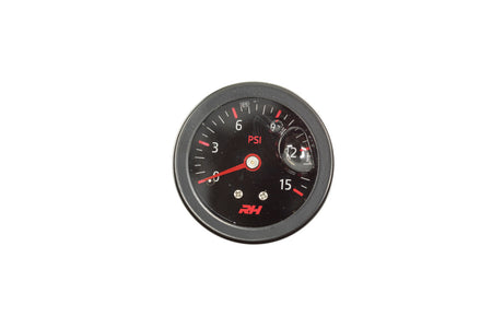 Liquid Filled Fuel Pressure Gauge - All Black Finish