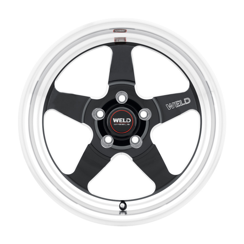 Weld Ventura Drag 18x5 / 5x120.65 / 1.7 BS / 78.1 HB - Gloss Black Milled - Non-BL Wheel