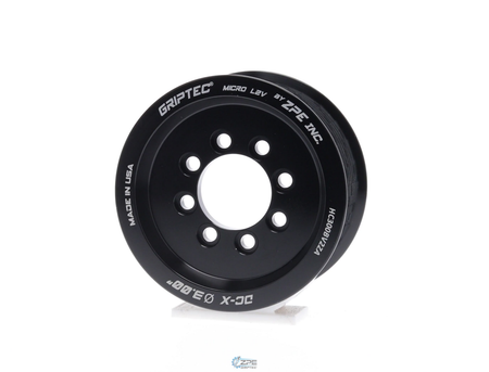 3.00" 10 Rib ZPE GripTec® 2pc HellCat L2V Black Pulley Only