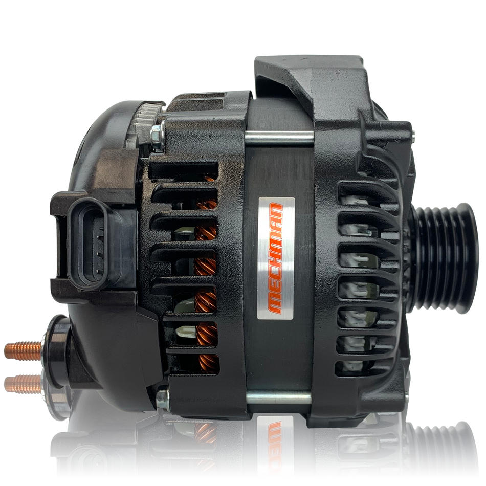 320 amp High Output Alternator for 96-04 GM Truck side