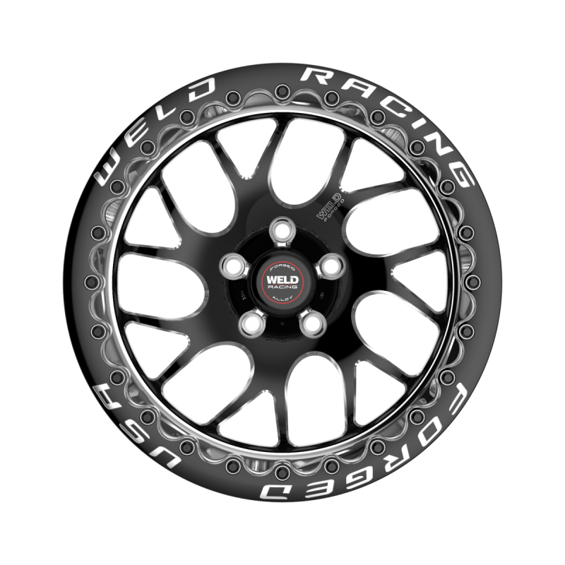Weld S78 Beadlock 15x10/5x120.65/7.5 BS/3.18 HB-Black Center-Polished Shell-Black SBL MT Wheel