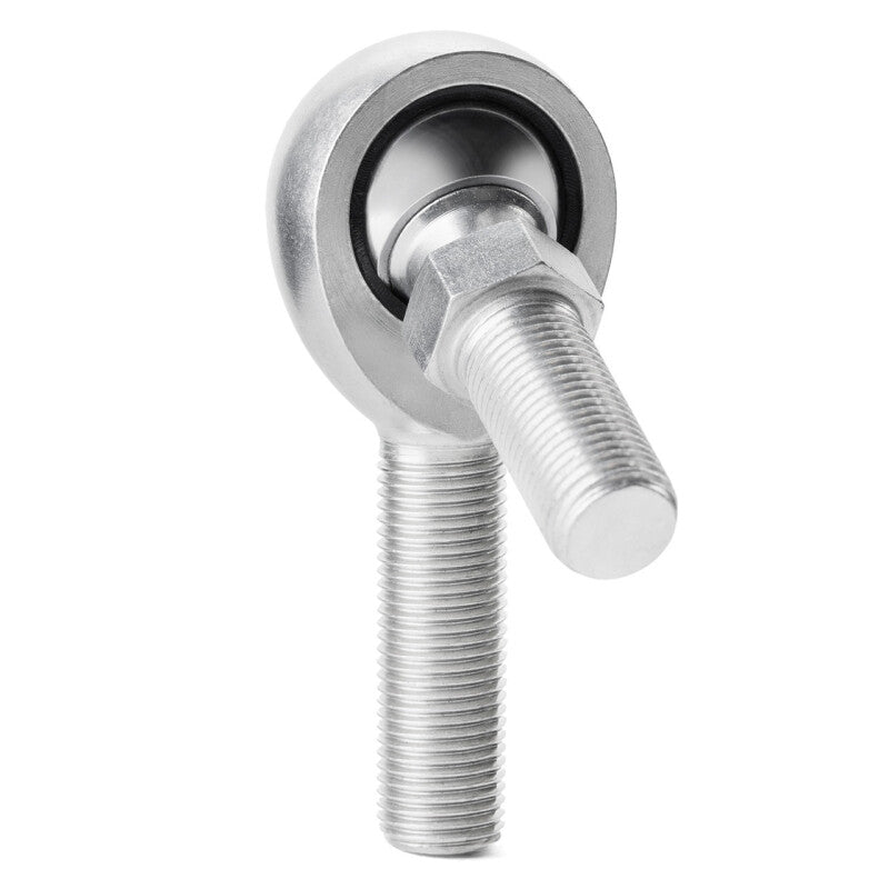 QA1 N Series Injection Molded Rod End - Male/Left Hand - .375in Bore x 3/8-24 w/Stud - Carbon Steel