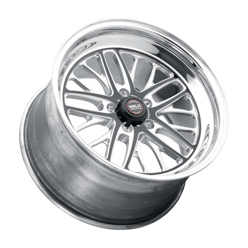 Weld S82 18x10 / 5x120.65 / 5.2 BS / 3.18 HB - Black Center - Polished Shell - Non-BL Wheel