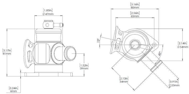 Turbosmart BOV Kompact HKS Plumb Back