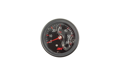 Liquid Filled Fuel Pressure Gauge - All Black Finish