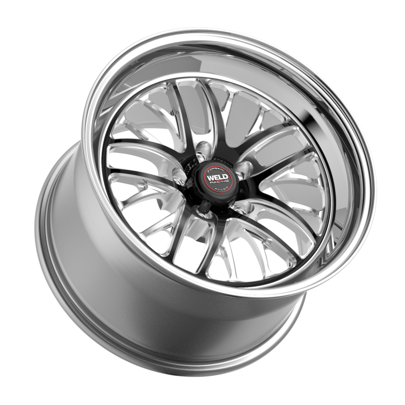 Weld S82 18x5 / 5x120 / 3.2 BS / 3.18 HB - Black Center - Polished Shell - Non-BL Wheel