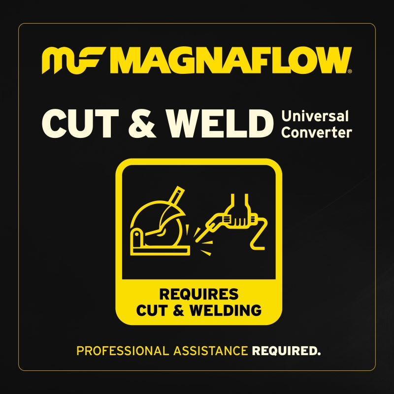 MagnaFlow Spun 2.5in Universal California Grade CARB Compliant DF Catalytic Converter