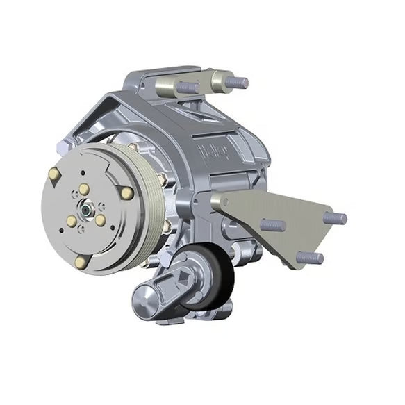 Holley AC Low Mount LS Drive System w/ Sanden SD7 Compressor Passenger's Side works with LSA KIT