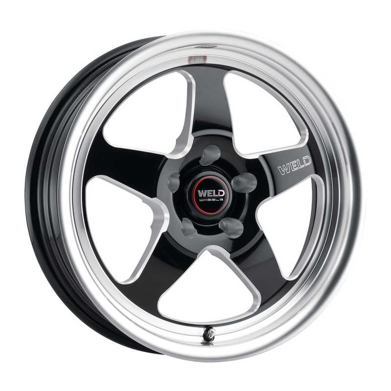 Weld Ventura Drag 18x5 / 5x120.65 / 1.7 BS / 78.1 HB - Gloss Black Milled - Non-BL Wheel