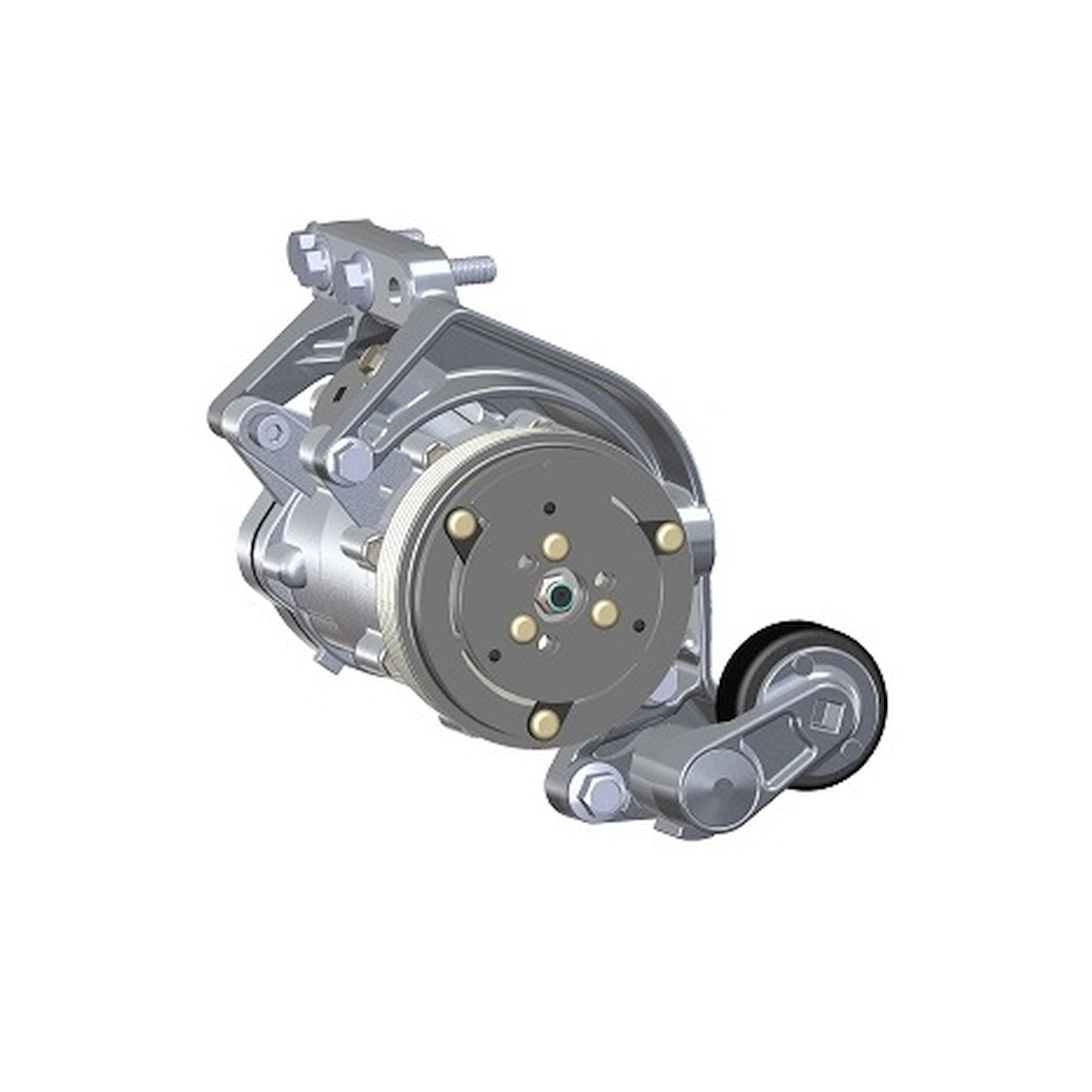 Low-Mount LS Drive System (A/C) w/ Sanden SD7 Compressor - Passenger's Side