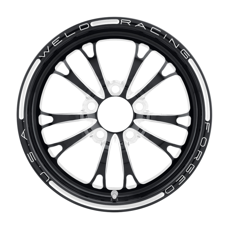 Weld V-Series Frontrunner 15x3.5 / 5x4.5 / 1.75 BS / 3.18 HB - Gloss Black Milled - Non-BL Wheel