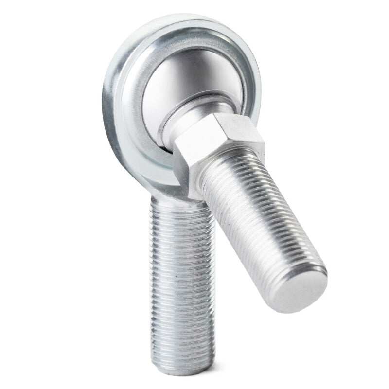 QA1 C Series 2-Pc Rod End - Male/Left Hand - 16mm Bore x M16x2.0 w/Stud - Carbon Steel