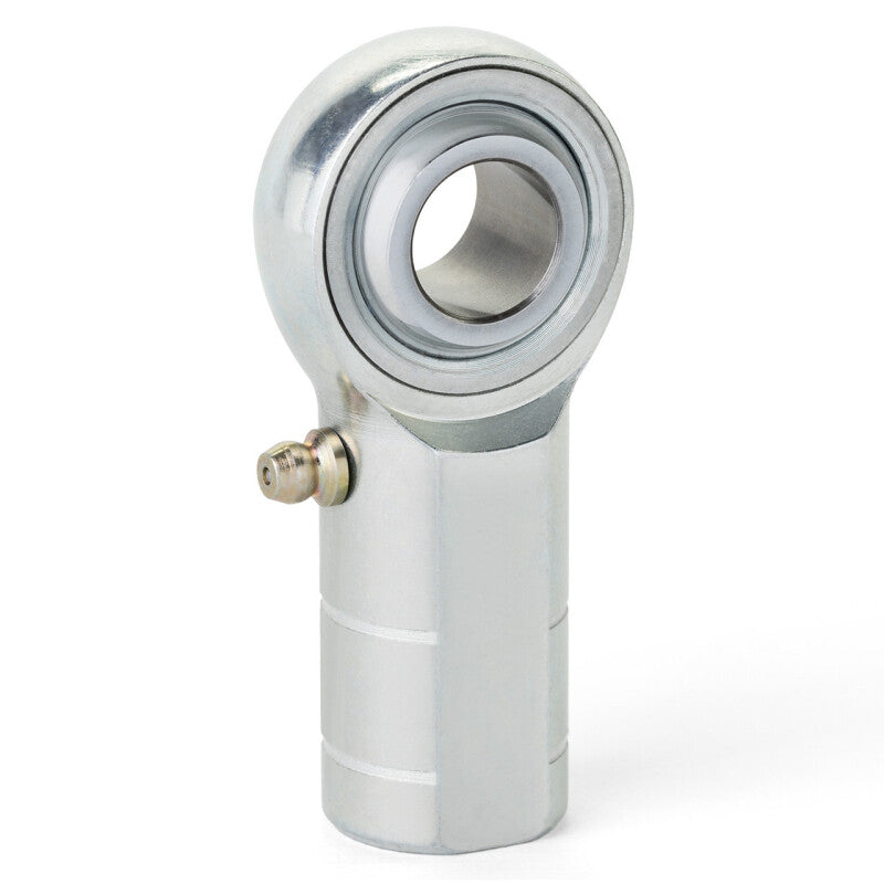 QA1 H Series 3-Pc Rod End - Female/Left Hand - 16mm Bore x M16x1.5 w/Zerk - Alloy Steel