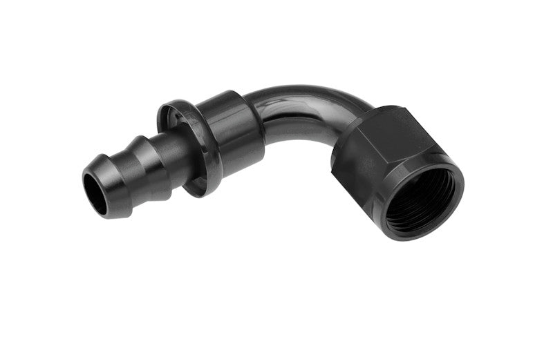 -12 90 Degree AN Hose End Push Lock