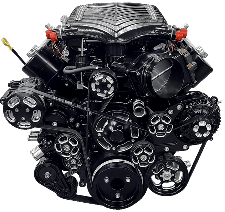 Wegner Front Drive Kit (LS) - Whipple 3.0L Inv Camaro Offset