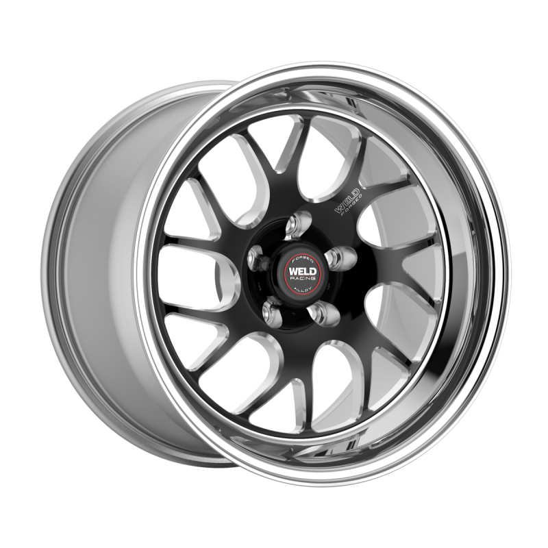 Weld S78 17x8 / 5x114.3 / 5.3 BS / 3.18 HB - Black Center - Polished Shell - Non-BL Wheel