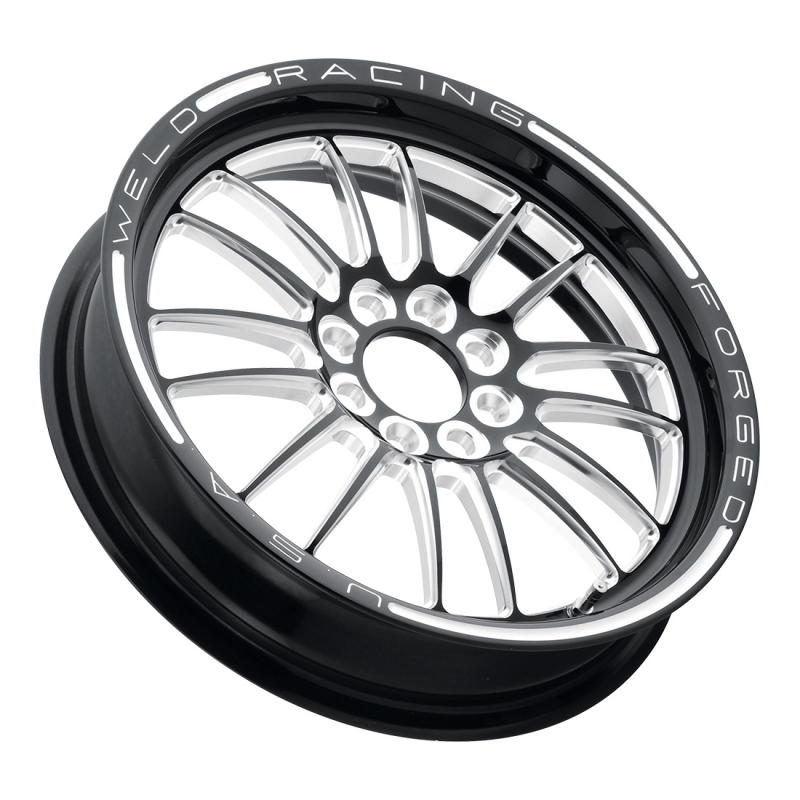 Weld Tuner Import 15x3.5 / 4x100mm BP / 2.25in. BS 1pc Gloss Black Milled Wheel