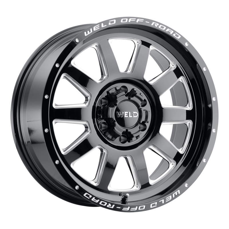 Weld Stealth 20x10 / 6x135 / 4.76 BS / 106.1 HB - Gloss Black Milled - Non-BL Wheel