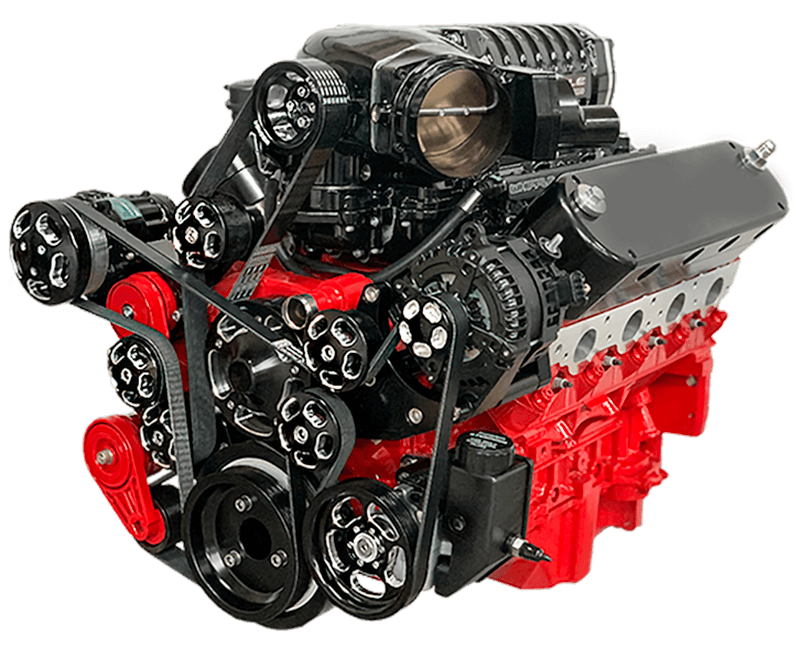 Wegner Front Drive Kit (LS) - Whipple 3.0/3.8 Camaro Offset