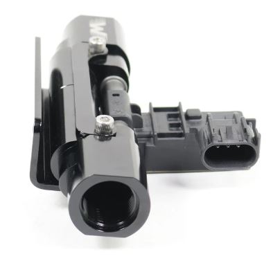 Billet Dual Channel In Line Flex Fuel Sensor Mount 6, 8, 10AN (Sensor Not Included)