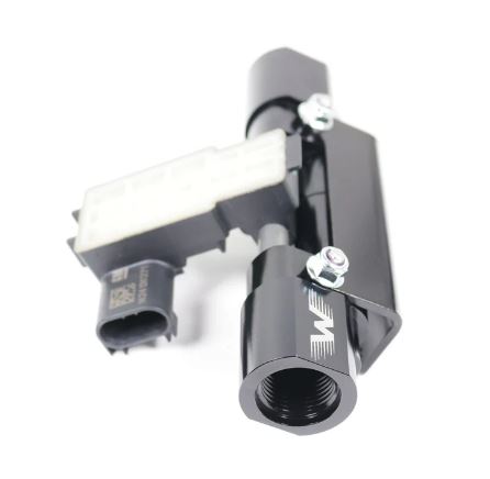 Billet Dual Channel In Line Flex Fuel Sensor Mount 6, 8, 10AN (Sensor Not Included)