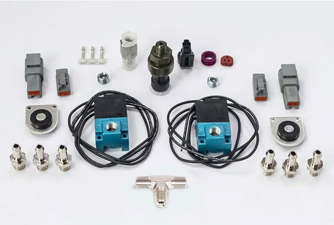 CO2 Boost Control Dual Solenoid & Pressure Sensor Kit Thread: 1/8 NPT