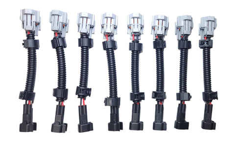 Set of 8 Bosch Fuel Injector Wirng Adapters