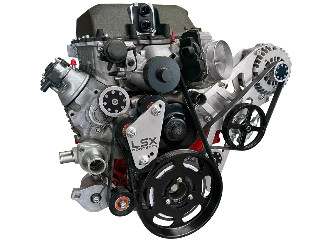 Bundle - ALT/PS/DD Flex Drive - Black Anodized - 8 Rib