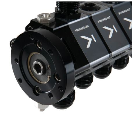 Fluidworks Single Stage Belt Drive Racing External Wet Sump Oil Pump 7