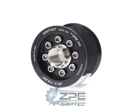 2.35" 10 Rib ZPE GripTec® 2pc HellCat L3V Black Pulley & Hub Kit