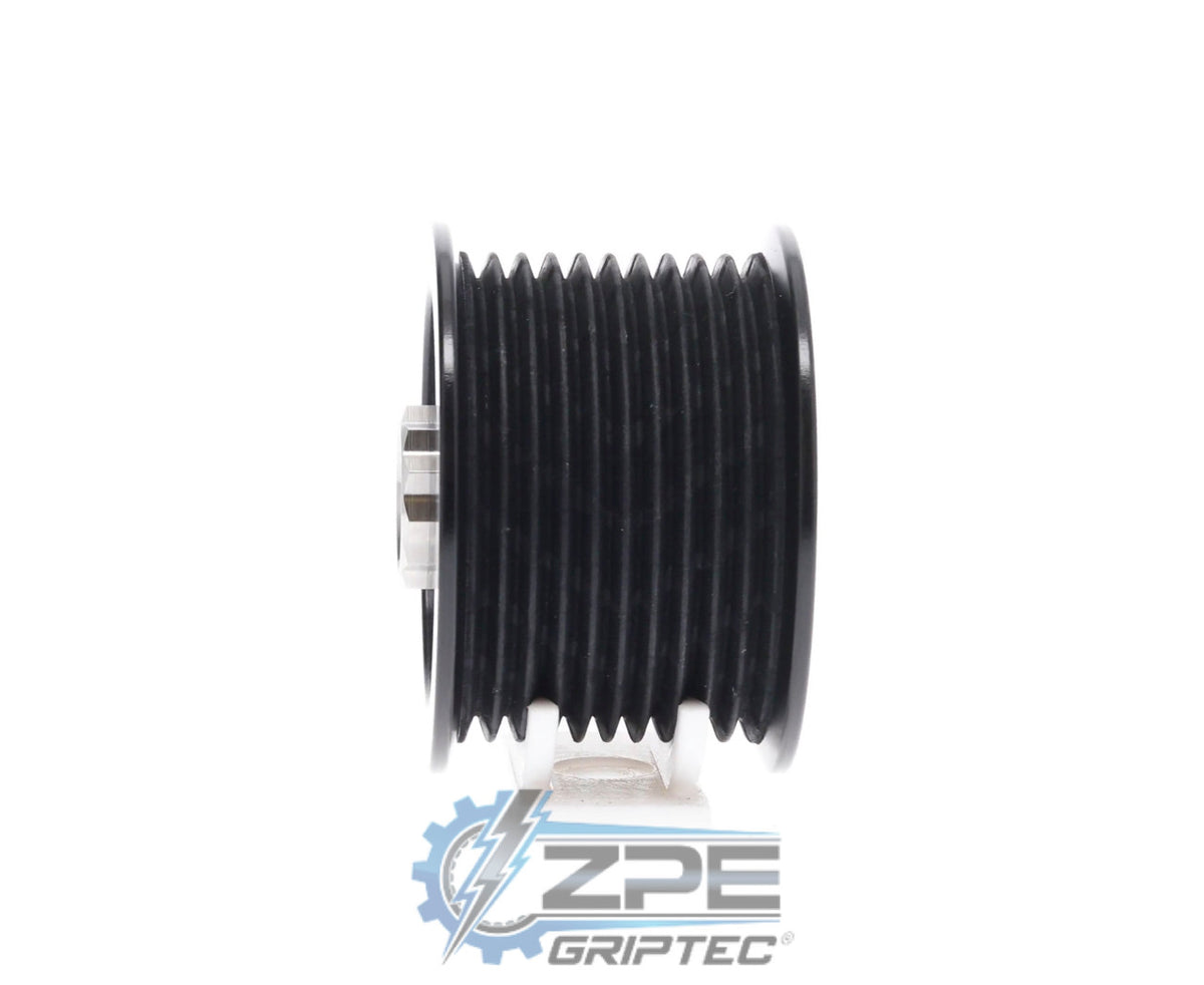 2.35" 10 Rib ZPE GripTec® 2pc HellCat L3V Black Pulley & Hub Kit
