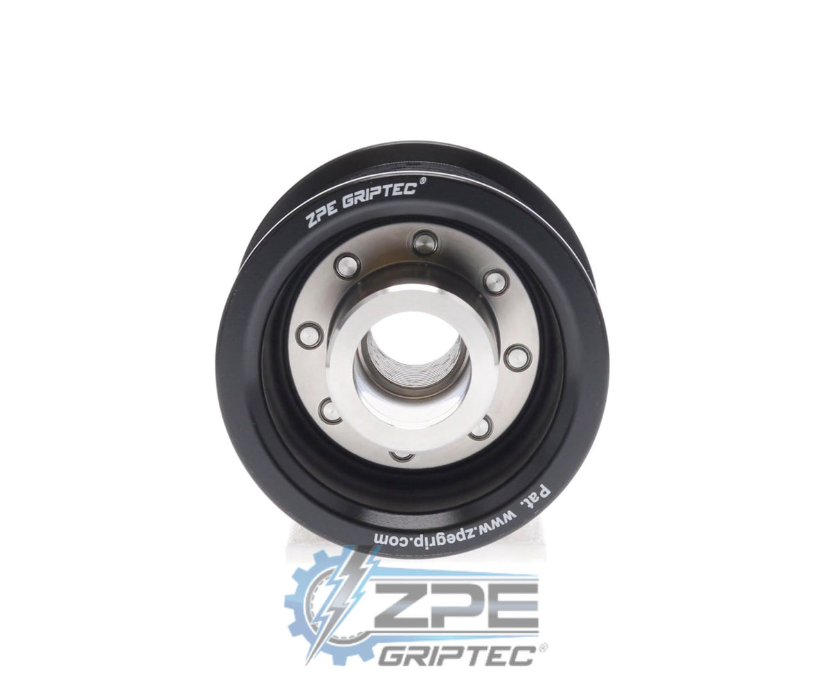 2.35" 10 Rib ZPE GripTec® 2pc HellCat L3V Black Pulley & Hub Kit
