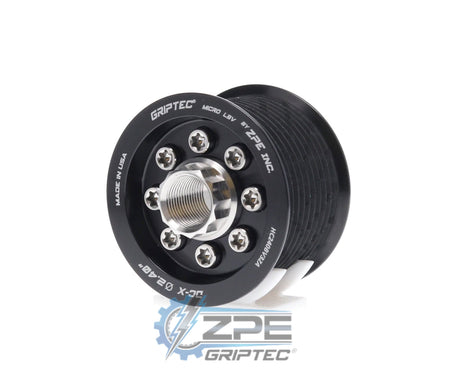 2.40" 10 Rib ZPE GripTec® 2pc HellCat L3V Black Pulley & Hub Kit
