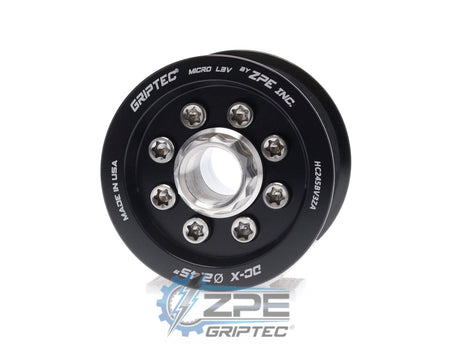 2.45" 10 Rib ZPE GripTec® 2pc HellCat L3V Black Pulley & Hub Kit
