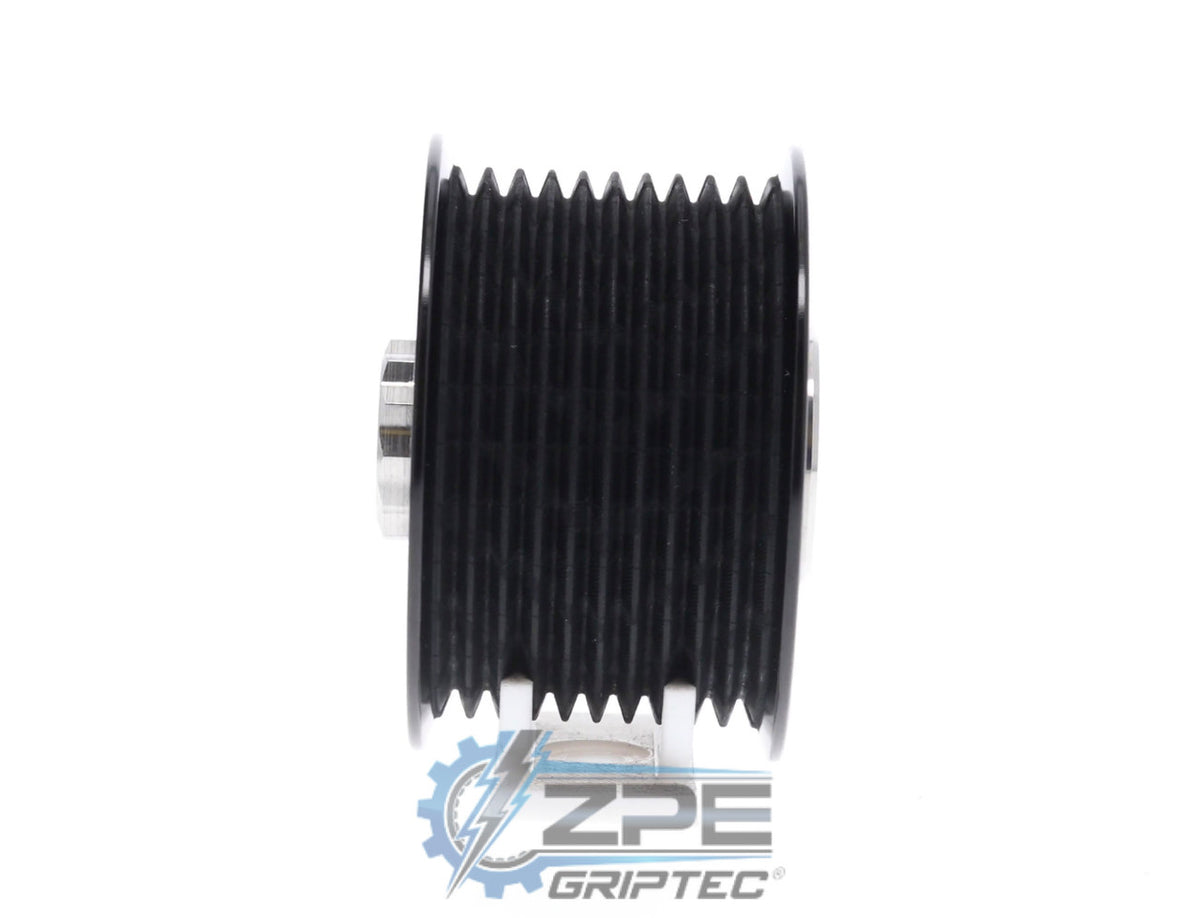 2.45" 10 Rib ZPE GripTec® 2pc HellCat L3V Black Pulley & Hub Kit
