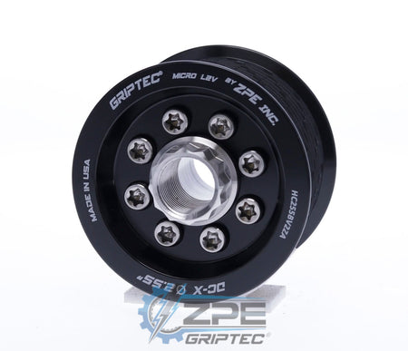 2.55" 10 Rib ZPE GripTec® 2pc HellCat L2V Black Pulley & Hub Kit
