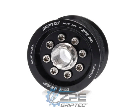 2.60" 10 Rib ZPE GripTec® 2pc HellCat L2V Black Pulley & Hub Kit