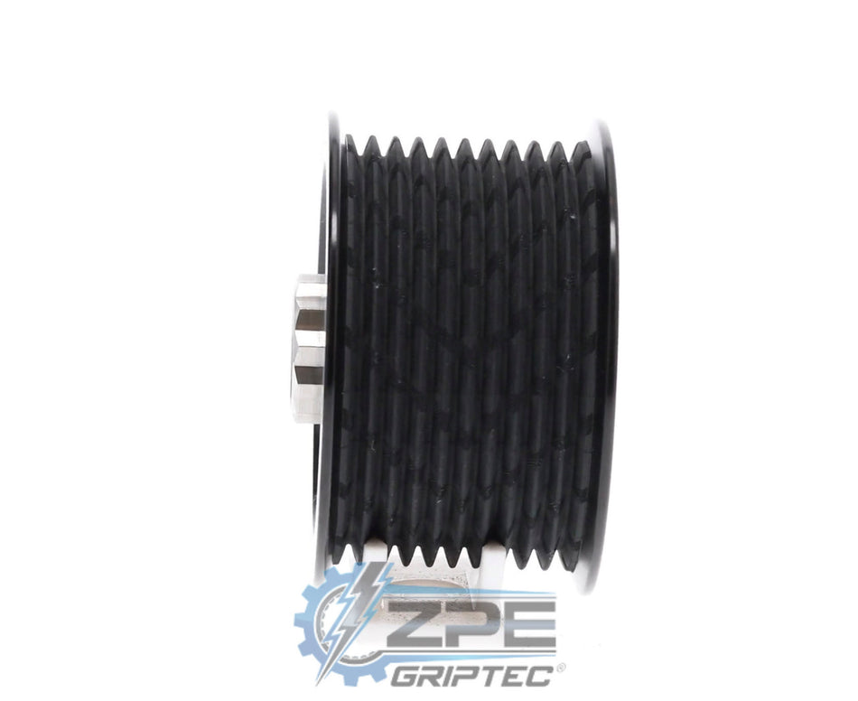 2.60" 10 Rib ZPE GripTec® 2pc HellCat L2V Black Pulley & Hub Kit