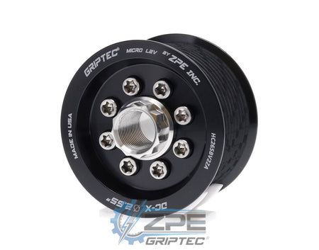 2.65" 10 Rib ZPE GripTec® 2pc HellCat L2V Black Pulley & Hub Kit