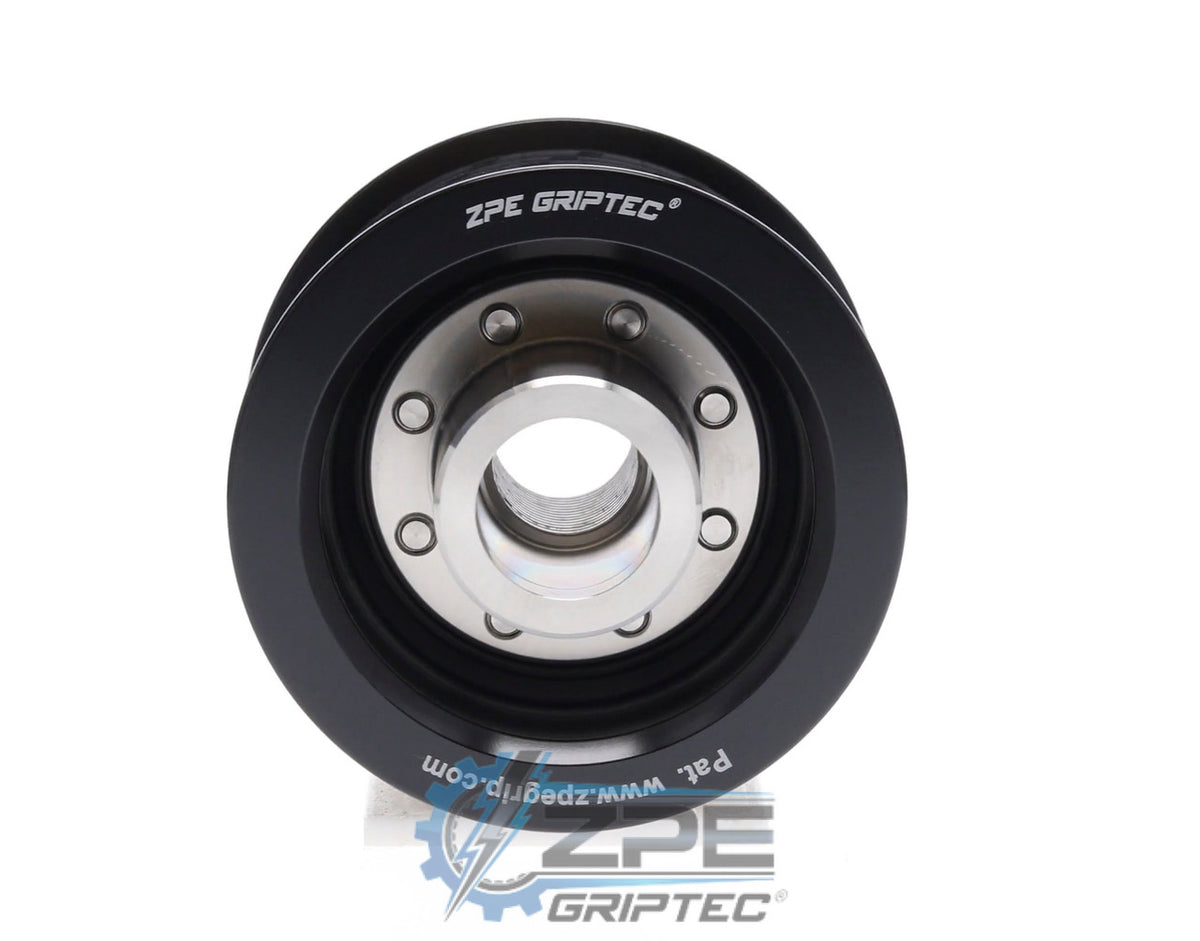 2.65" 10 Rib ZPE GripTec® 2pc HellCat L2V Black Pulley & Hub Kit