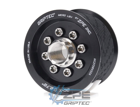 2.72" 10 Rib ZPE GripTec® 2pc HellCat L2V Black Pulley & Hub Kit